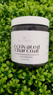 Activated Charcoal Face & Body Scrub