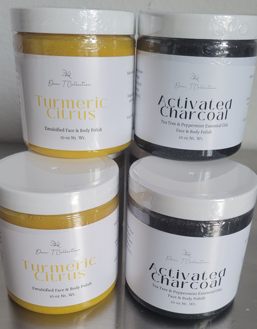Activated Charcoal & Turmeric Body Scrub Bundle