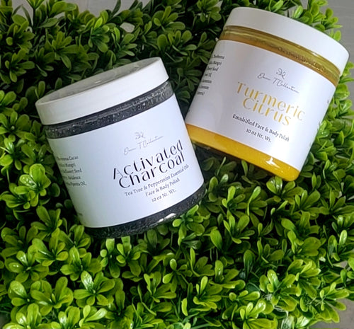 Activated Charcoal & Turmeric Body Scrub Bundle