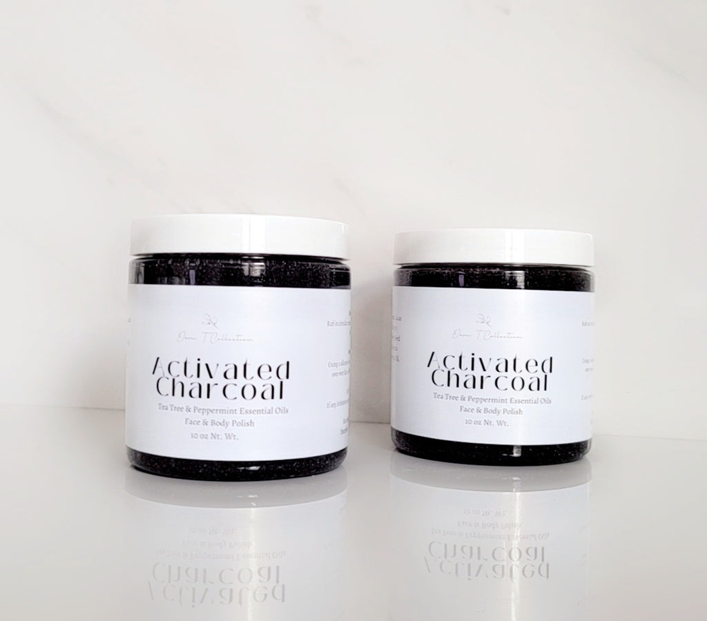 Activated Charcoal Face & Body Scrub