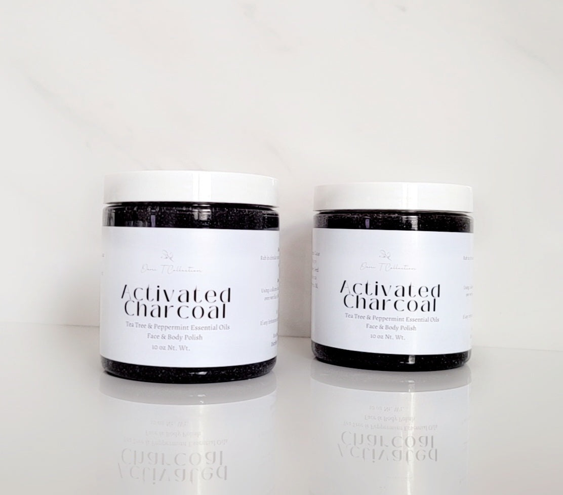 Activated Charcoal Face & Body Scrub