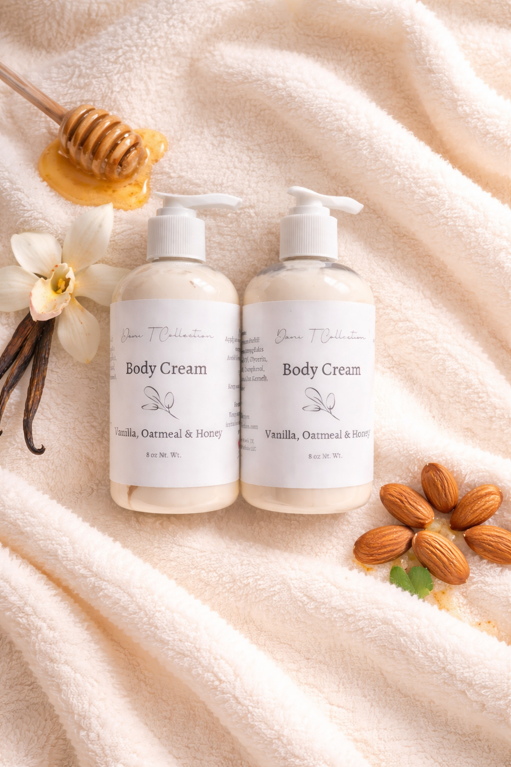 Body Cream Vanilla, Oatmeal & Honey