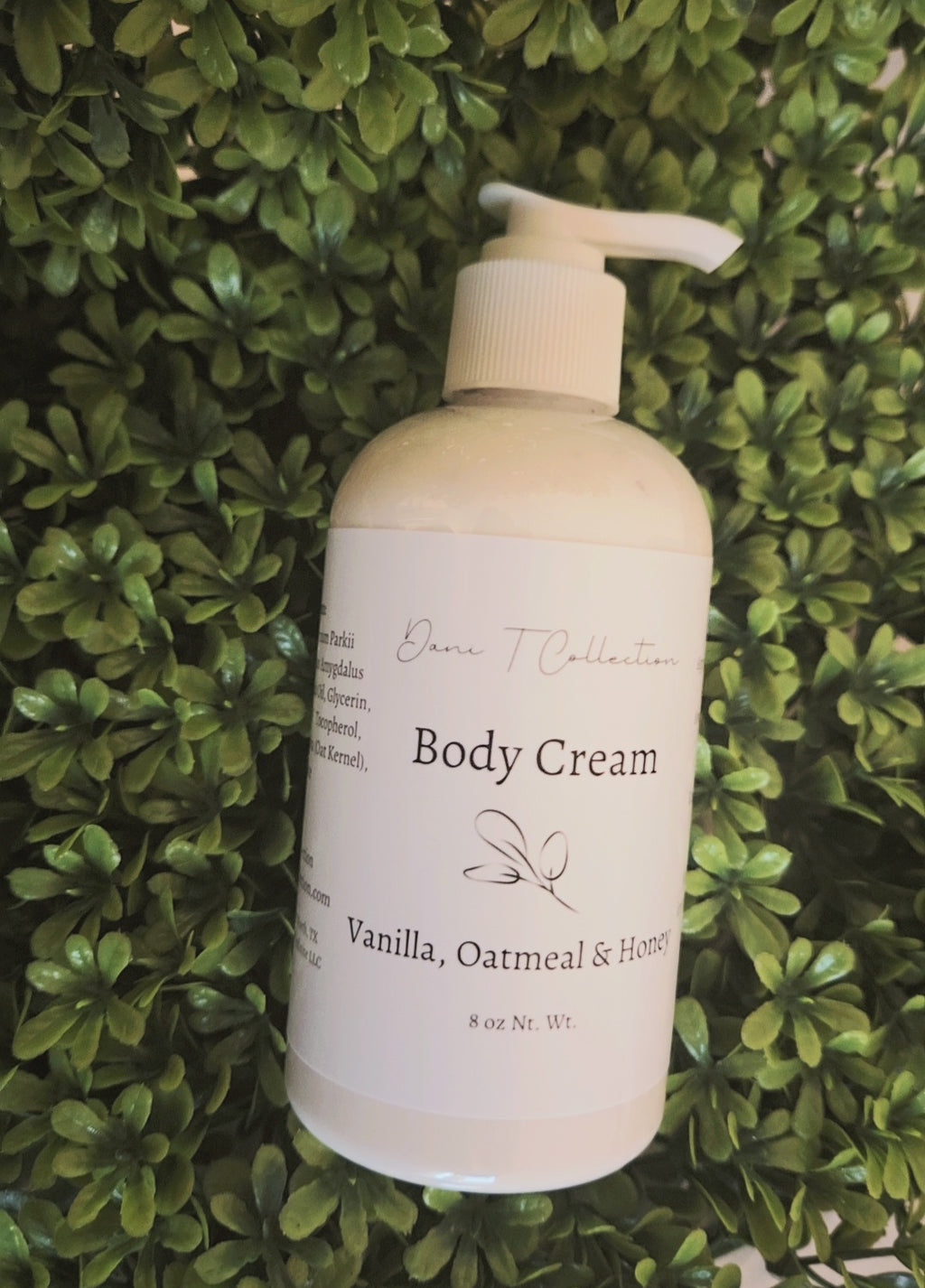 Body Cream Vanilla, Oatmeal & Honey